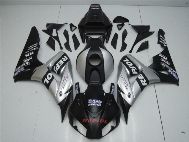 Affordable 2004-2005 Black Silver Honda CBR1000RR Motorcycle Fairings Canada Affordable 2004-2005 Black Silver Honda CBR1000RR Motorcycle Fairings Canada