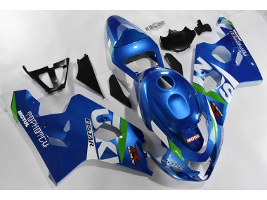 Affordable 2004-2005 Blue White Suzuki GSXR 600/750 Motorcycle Fairings Canada