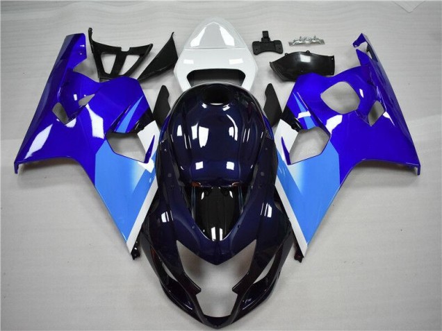Affordable 2004-2005 Blue White Suzuki GSXR 600/750 Plastics Fairing Kits Canada Affordable 2004-2005 Blue White Suzuki GSXR 600/750 Plastics Fairing Kits Canada