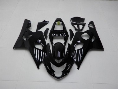 Affordable 2004-2005 Glossy Black Suzuki GSXR 600/750 Motorcycle Fairings Canada
