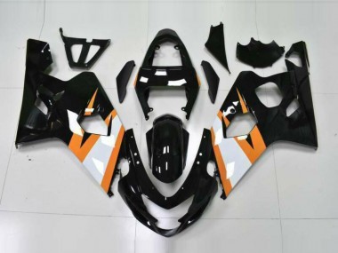 Affordable 2004-2005 Orange Black Suzuki GSXR 600/750 ABS Fairing Kits Canada