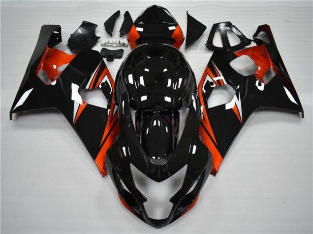Affordable 2004-2005 Orange Black Suzuki GSXR 600/750 Motorcycle Fairings Canada Affordable 2004-2005 Orange Black Suzuki GSXR 600/750 Motorcycle Fairings Canada