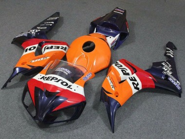 Affordable 2004-2005 Orange Red Honda CBR1000RR Fairing Kit Canada