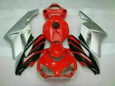 Affordable 2004-2005 Red Silver Honda CBR1000RR Motorcycle Fairings Canada