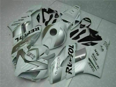 Affordable 2004-2005 Silver White Honda CBR1000RR Motorcycle Fairings Canada