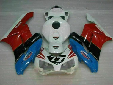 Affordable 2004-2005 White Red 77 Honda CBR1000RR Complete Fairing Kit Canada