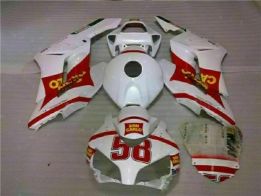 Affordable 2004-2005 White Red Honda CBR1000RR Motorcycle Fairings Bodywork Canada