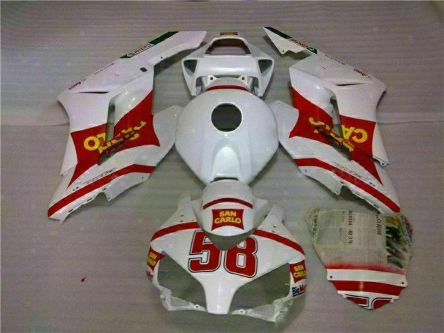 Affordable 2004-2005 White Red Honda CBR1000RR Motorcycle Fairings Bodywork Canada Affordable 2004-2005 White Red Honda CBR1000RR Motorcycle Fairings Bodywork Canada