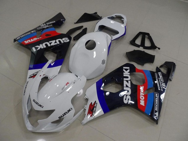 Affordable 2004-2005 Wite Blue Motul Suzuki GSXR750 Motorcycle Fairings Canada