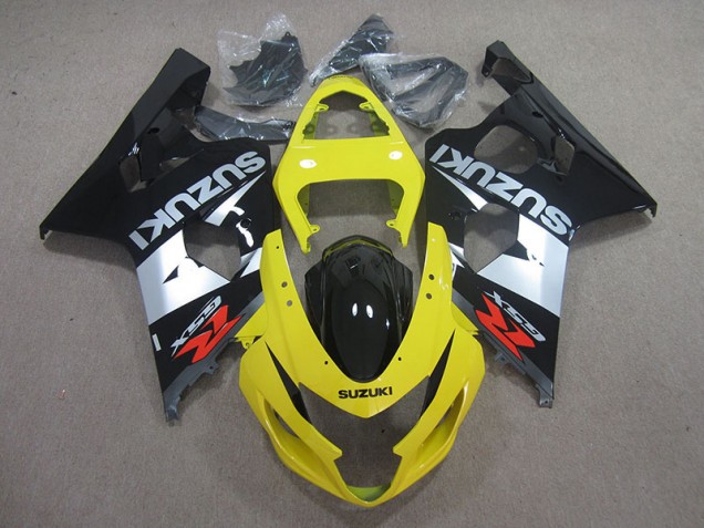 Affordable 2004-2005 Yelow Black Silver Suzuki GSXR750 Motorcycle Fairings Canada Affordable 2004-2005 Yelow Black Silver Suzuki GSXR750 Motorcycle Fairings Canada