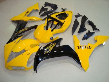 Affordable 2004-2006 Yellow Black Flame Yamaha YZF R1 Motorcycle Fairings Canada