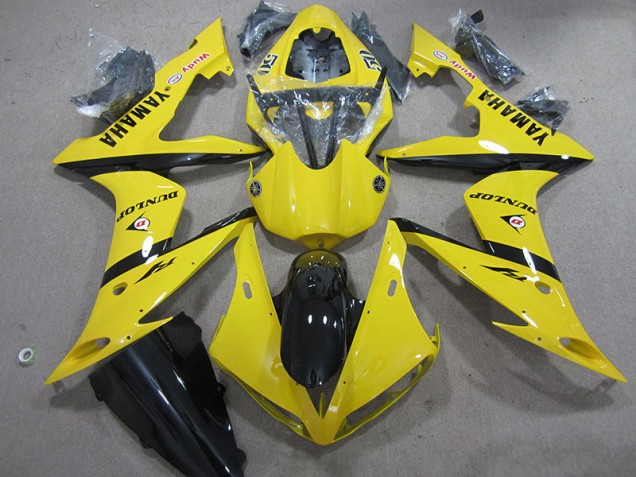 Affordable 2004-2006 Yellow Dunlop Yamaha YZF R1 Motorcycle Fairings Canada