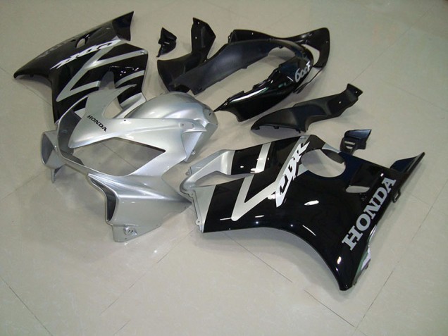 Affordable 2004-2007 Black Silver Honda CBR600 F4i Motorcycle Fairings Canada Affordable 2004-2007 Black Silver Honda CBR600 F4i Motorcycle Fairings Canada