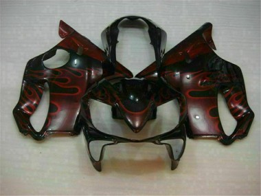Affordable 2004-2007 Red Flame Honda CBR600 F4i Motorcycle Fairings Canada