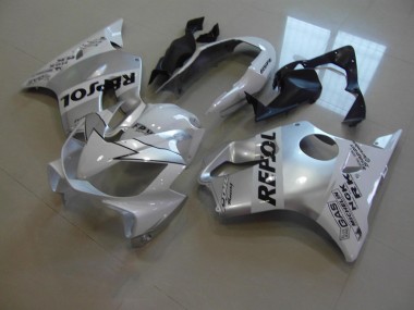 Affordable 2004-2007 White Repsol Honda CBR600 F4i Motorcycle Fairings Canada