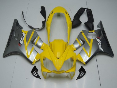 Affordable 2004-2007 Yellow Grey Honda CBR600 F4i Injection Motorcycle Fairings Canada