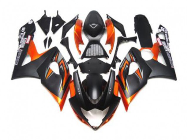 Affordable 2005-2006 Black Orange Suzuki GSXR 1000 Motorcycle Fairings Canada