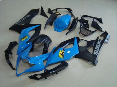 Affordable 2005-2006 Blue and Matte Black Suzuki GSXR 1000 Motorcycle Fairings Canada