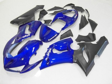 Affordable 2005-2006 Blue Black Kawasaki Ninja ZX6R Motorcycle Fairings Canada
