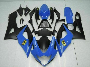 Affordable 2005-2006 Blue Black Suzuki GSXR 1000 Full Fairing Kit Canada