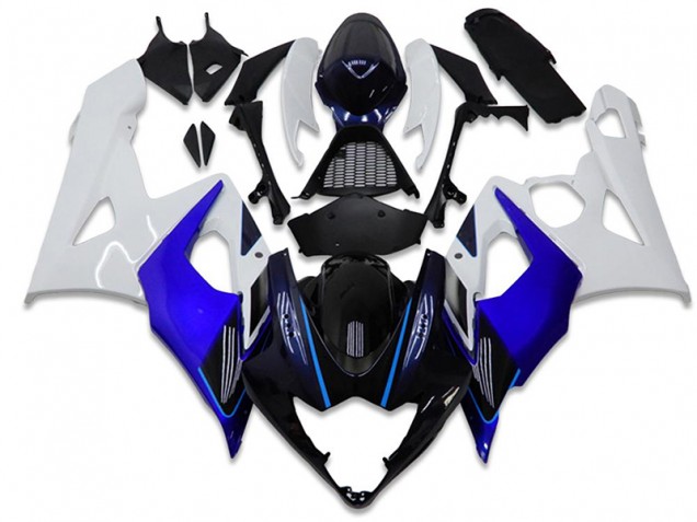 Affordable 2005-2006 Blue White Suzuki GSXR 1000 Plastics Fairing Kits Canada Affordable 2005-2006 Blue White Suzuki GSXR 1000 Plastics Fairing Kits Canada