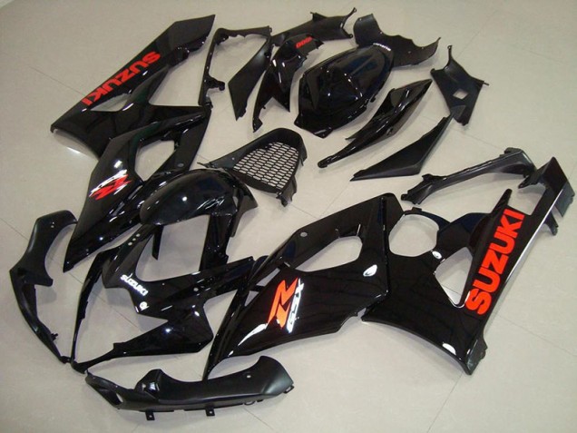 Affordable 2005-2006 Glossy Black Red Sticker Suzuki GSXR 1000 Motorcycle Fairings Canada Affordable 2005-2006 Glossy Black Red Sticker Suzuki GSXR 1000 Motorcycle Fairings Canada