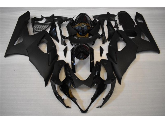 Affordable 2005-2006 Glossy Matte Black Suzuki GSXR 1000 Motorcycle Fairings Canada