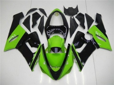 Affordable 2005-2006 Green Black Kawasaki Ninja ZX6R Motorcycle Fairings & Bodywork Canada