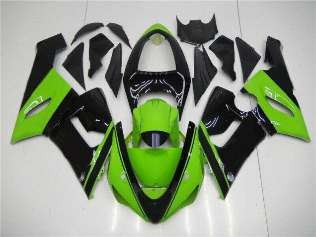 Affordable 2005-2006 Green Black Kawasaki Ninja ZX6R Motorcycle Fairings & Bodywork Canada Affordable 2005-2006 Green Black Kawasaki Ninja ZX6R Motorcycle Fairings & Bodywork Canada