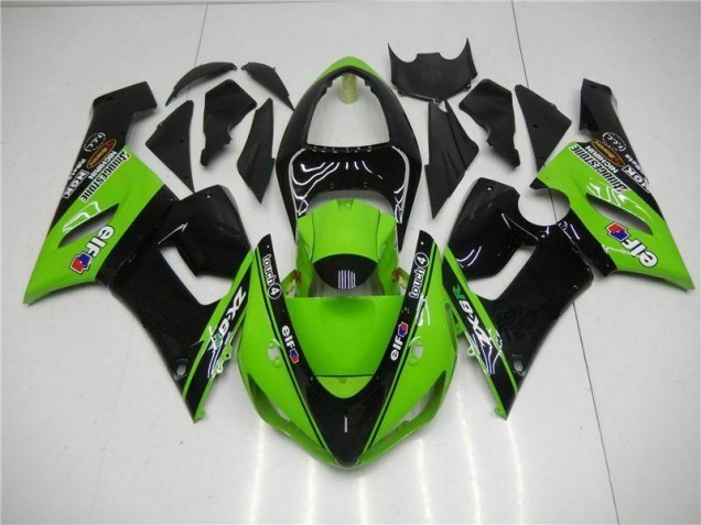 Affordable 2005-2006 Green Kawasaki Ninja ZX6R Fairing Kit Canada Affordable 2005-2006 Green Kawasaki Ninja ZX6R Fairing Kit Canada