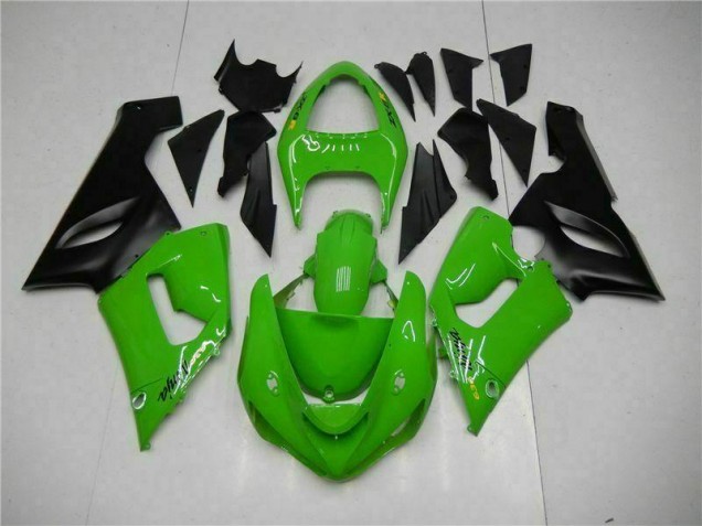 Affordable 2005-2006 Green Kawasaki Ninja ZX6R Full Fairing Kit Canada Affordable 2005-2006 Green Kawasaki Ninja ZX6R Full Fairing Kit Canada