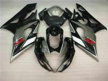 Affordable 2005-2006 Grey Black Suzuki GSXR 1000 ABS Fairing Kit Canada