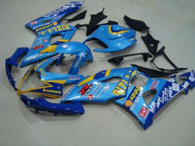 Affordable 2005-2006 Light Blue Rizzla Suzuki GSXR 1000 Motorcycle Fairings Canada