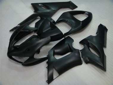 Affordable 2005-2006 Matte Black Kawasaki Ninja ZX6R Motorcycle Fairings Canada