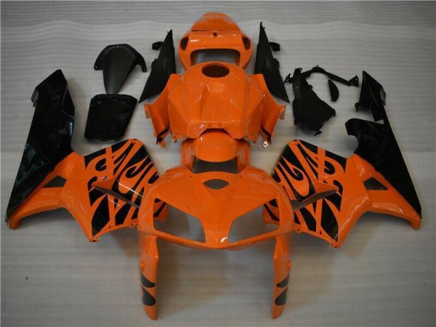 Affordable 2005-2006 Orange Black Honda CBR600RR ABS Fairing Kit Canada Affordable 2005-2006 Orange Black Honda CBR600RR ABS Fairing Kit Canada
