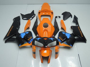 Affordable 2005-2006 Orange Black Honda CBR600RR Motorcycle Fairings Canada