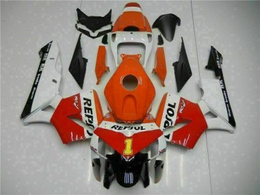 Affordable 2005-2006 Orange Honda CBR600RR Fairing Kit Canada