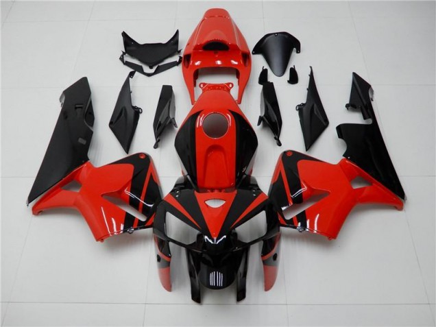 Affordable 2005-2006 Red Black Honda CBR600RR Fairing Kit Canada Affordable 2005-2006 Red Black Honda CBR600RR Fairing Kit Canada