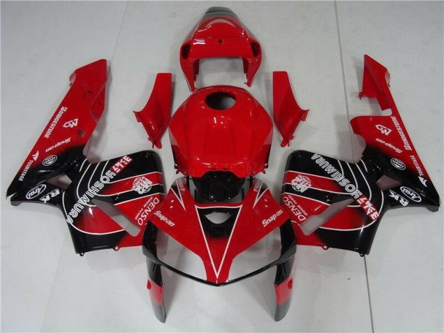 Affordable 2005-2006 Red Black Honda CBR600RR Full Fairing Kit Canada Affordable 2005-2006 Red Black Honda CBR600RR Full Fairing Kit Canada