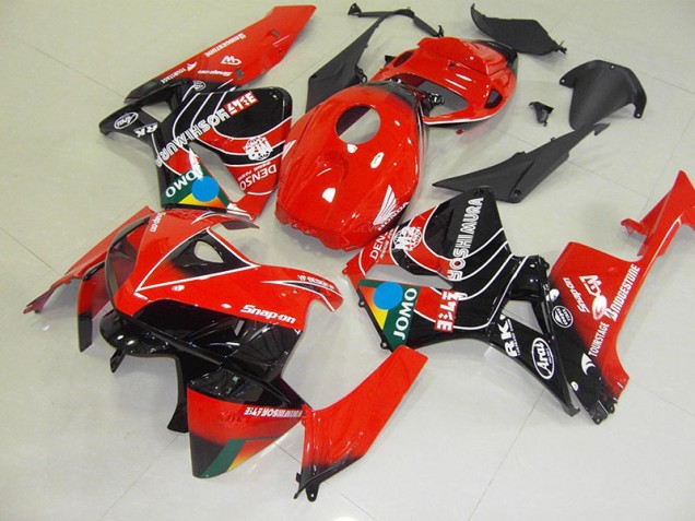 Affordable 2005-2006 Red Black Jomo Honda CBR600RR Motorcycle Fairings Canada Affordable 2005-2006 Red Black Jomo Honda CBR600RR Motorcycle Fairings Canada