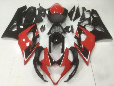 Affordable 2005-2006 Red Black Suzuki GSXR 1000 Fairing Kit & Bodywork Canada