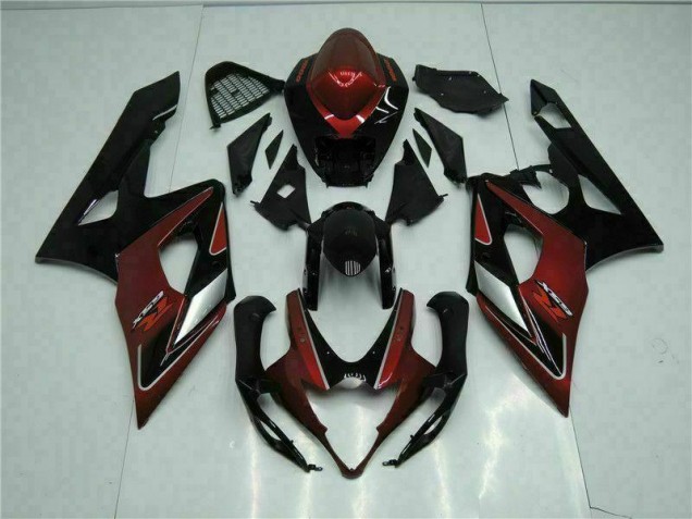 Affordable 2005-2006 Red Black Suzuki GSXR 1000 Motorcycle Fairings Canada