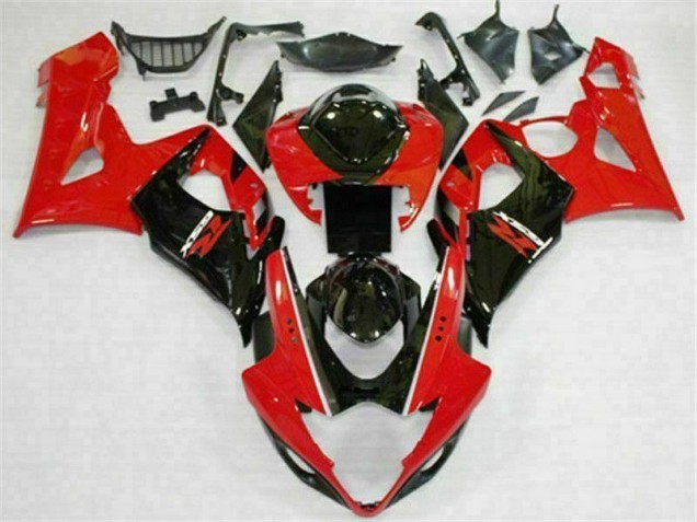 Affordable 2005-2006 Red Black Suzuki GSXR 1000 Full Fairing Kit Canada Affordable 2005-2006 Red Black Suzuki GSXR 1000 Full Fairing Kit Canada
