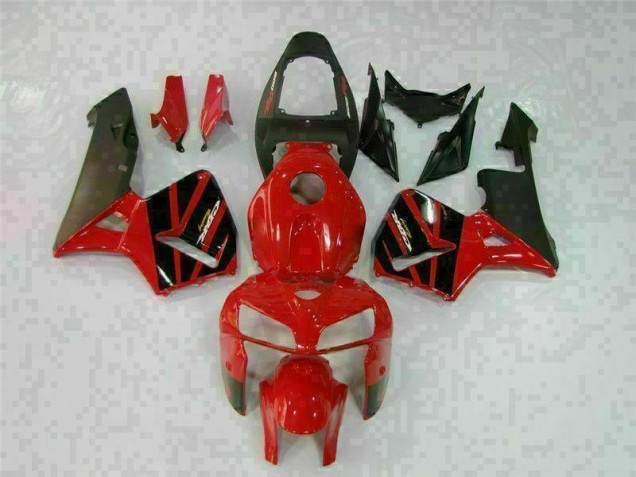 Affordable 2005-2006 Red Honda CBR600RR Fairing Kit Canada Affordable 2005-2006 Red Honda CBR600RR Fairing Kit Canada