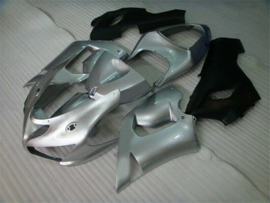 Affordable 2005-2006 Silver Black Kawasaki Ninja ZX6R Motorcycle Fairings Canada