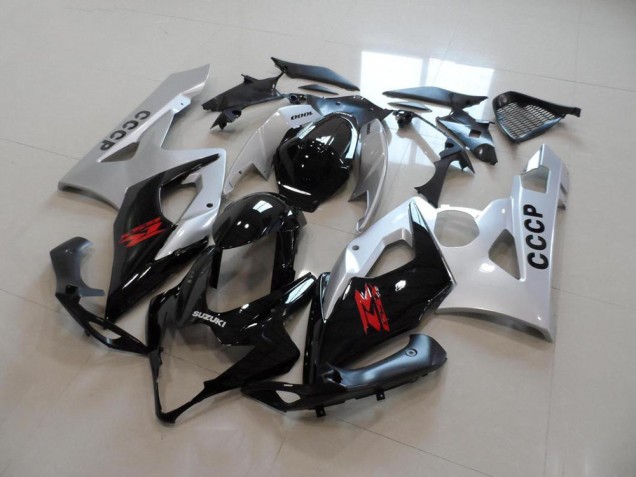 Affordable 2005-2006 Silver Black Suzuki GSXR 1000 Motorcycle Fairings Canada Affordable 2005-2006 Silver Black Suzuki GSXR 1000 Motorcycle Fairings Canada