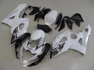 Affordable 2005-2006 White and Black Suzuki GSXR 1000 Motorcycle Fairings Canada