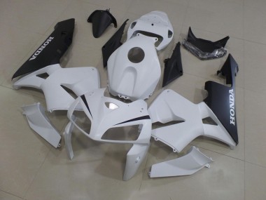 Affordable 2005-2006 White Black Honda CBR600RR Plastics Motorcycle Fairings Canada