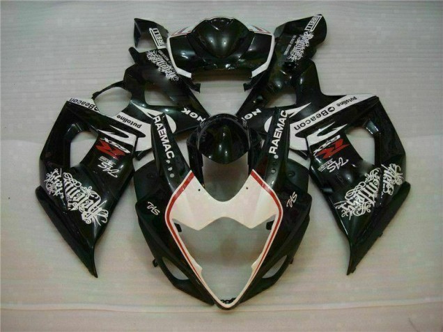 Affordable 2005-2006 White Black Suzuki GSXR 1000 Motorcycle Fairings Canada Affordable 2005-2006 White Black Suzuki GSXR 1000 Motorcycle Fairings Canada