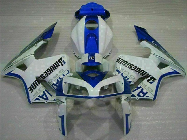 Affordable 2005-2006 White Blue Honda CBR600RR Motorcycle Fairings Canada Affordable 2005-2006 White Blue Honda CBR600RR Motorcycle Fairings Canada